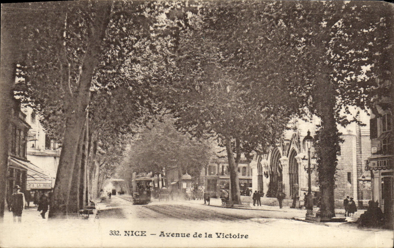 CPA Nice Avenue de la Victoire 