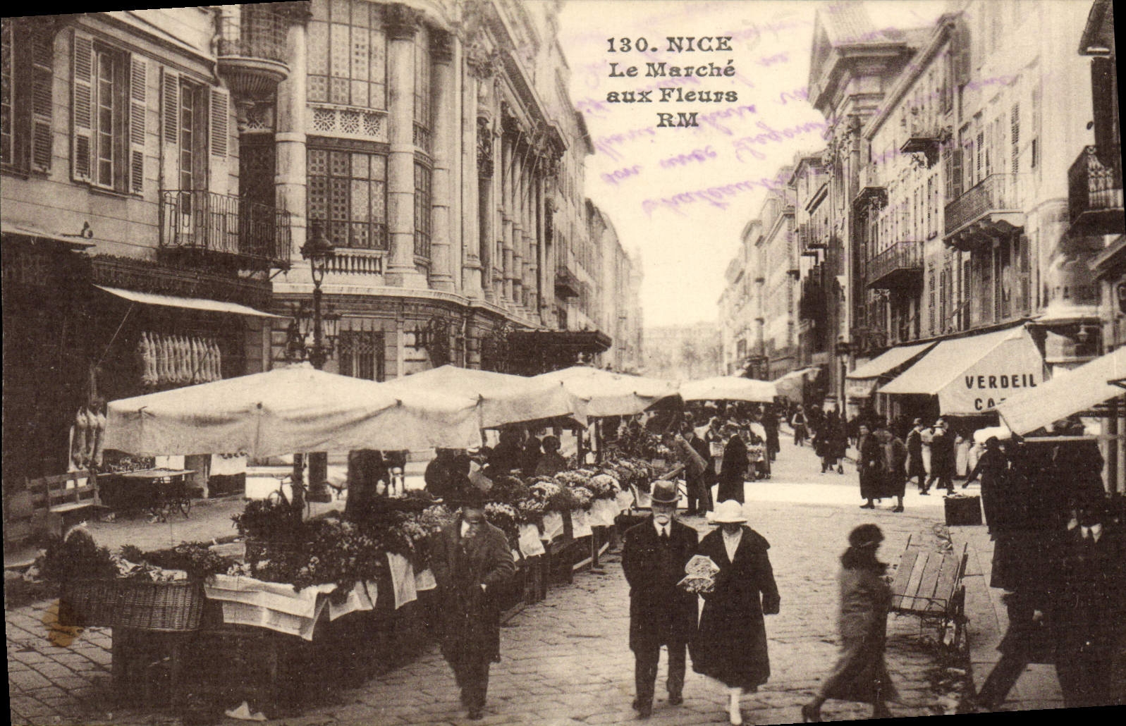 CPA Nice Le Marche aux Fleurs 