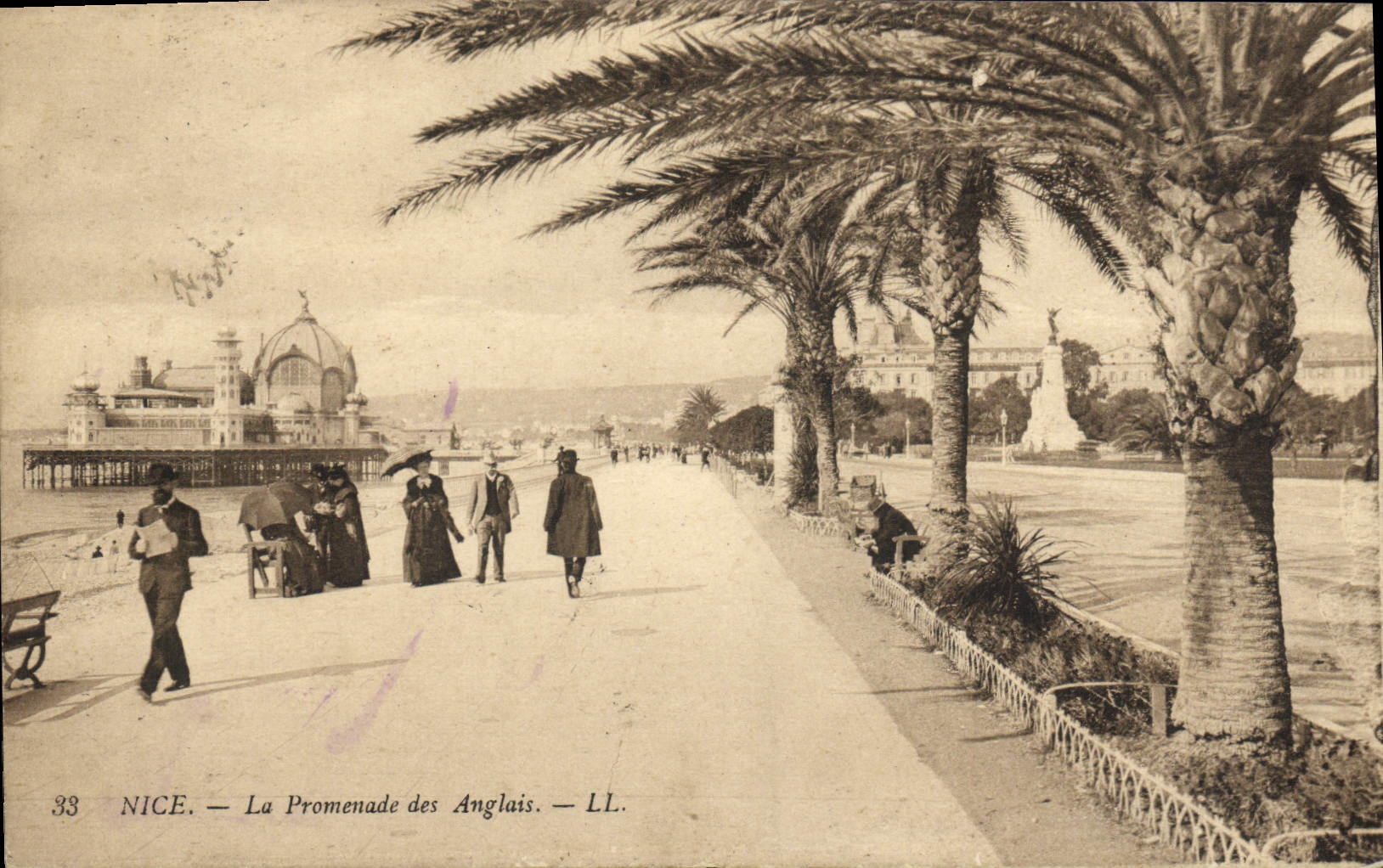 CPA Nice La Promenade des Anglais 