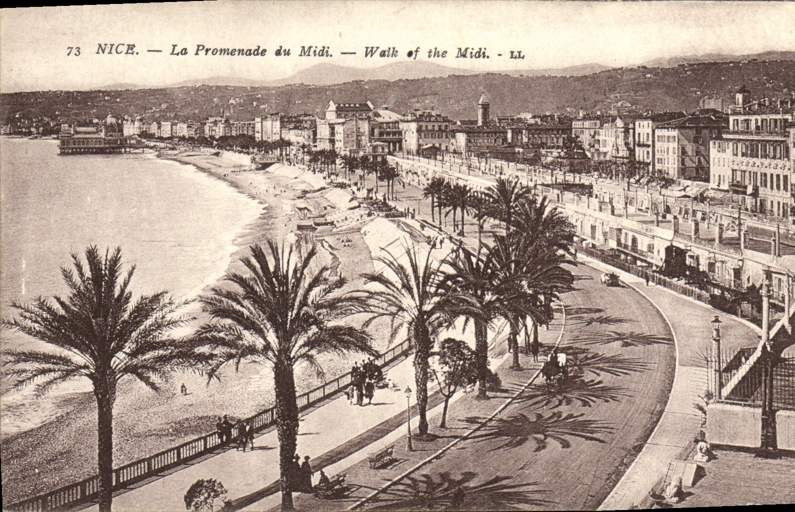 CPA Nice La Promenade du Midi 