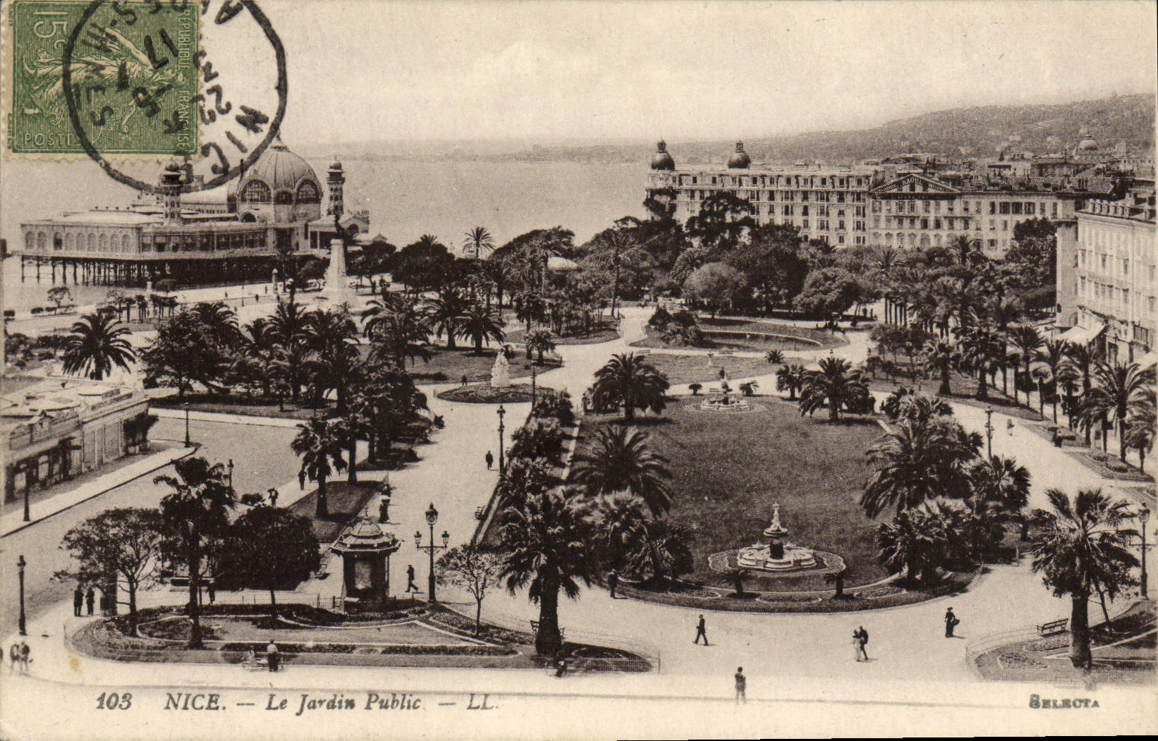 CPA Nice Le Jardin Public 