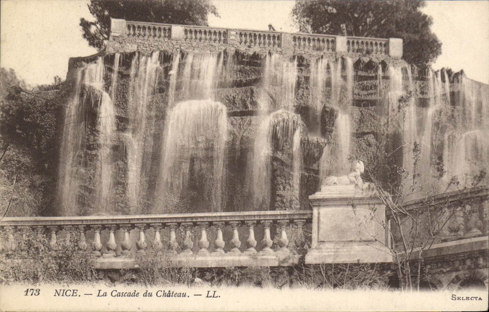 CPA Nice La Cascade du Chateau