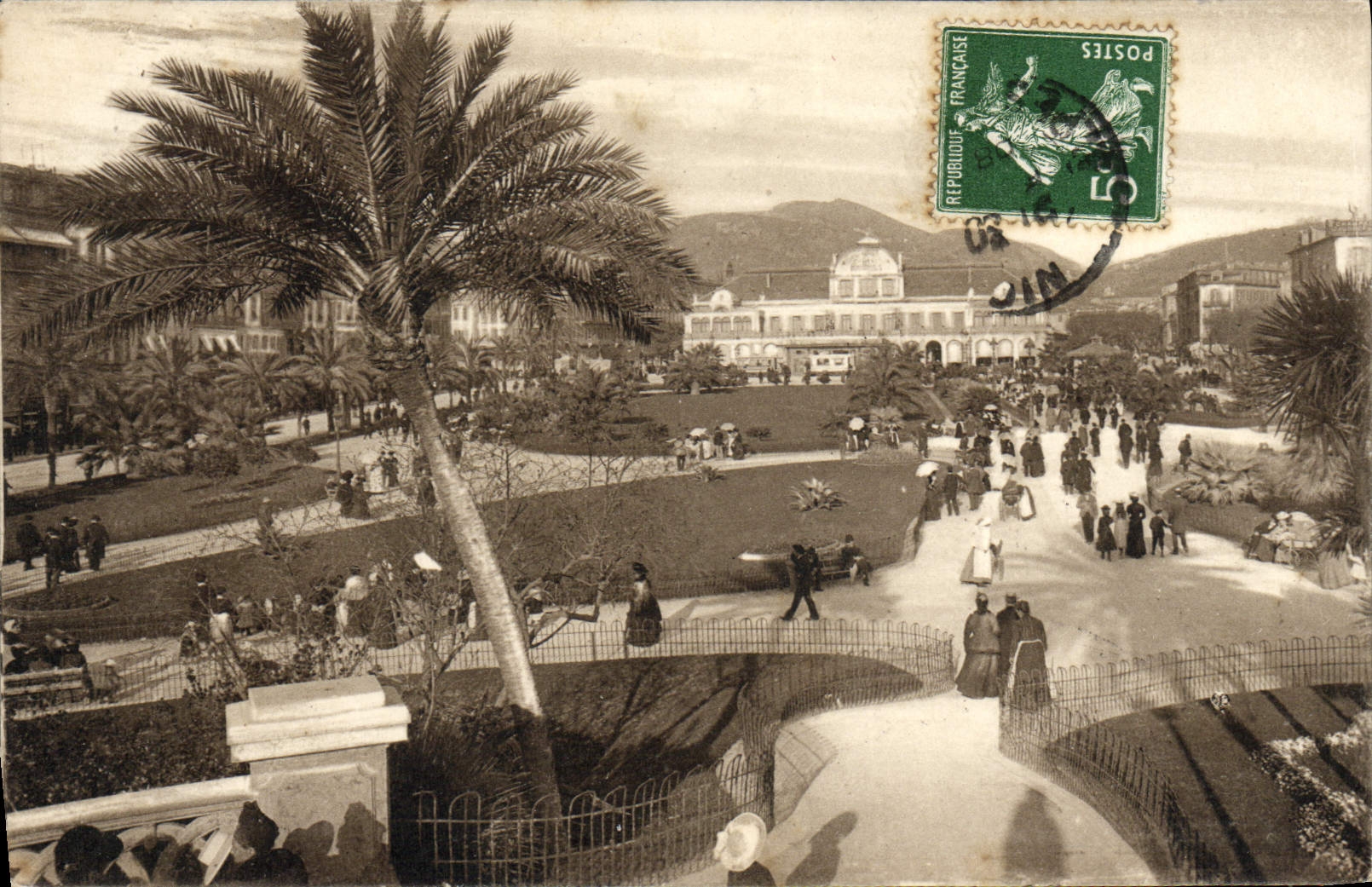 CPA Nice Le Jardin Public