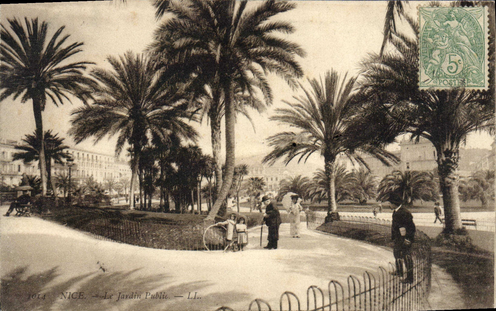 CPA Nice Le Jardin Public 