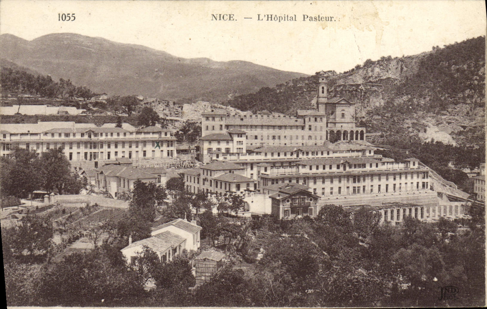 VINTAGE POSTCARD Nice the Pasteur Hospital