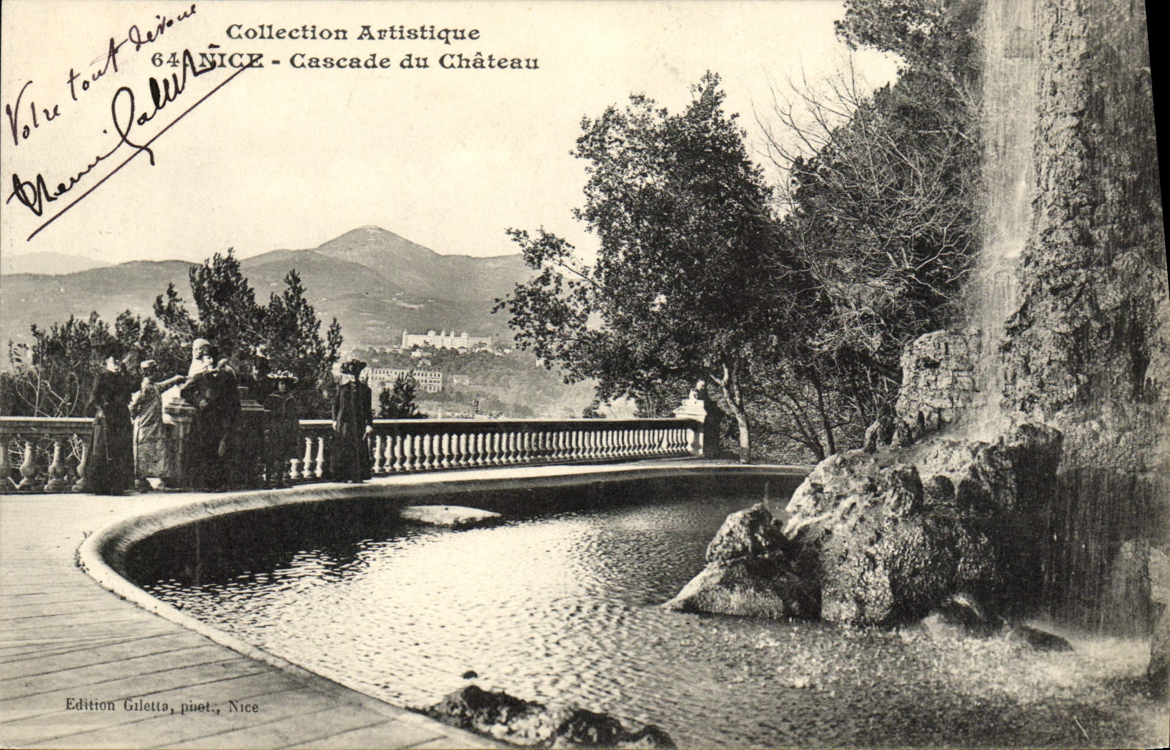CPA Nice Cascade du Chateau 