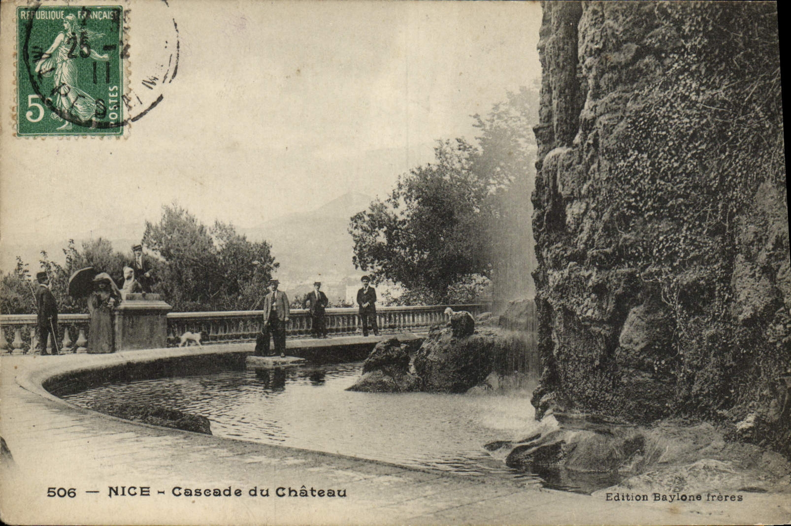CPA Nice Cascade du Chateau