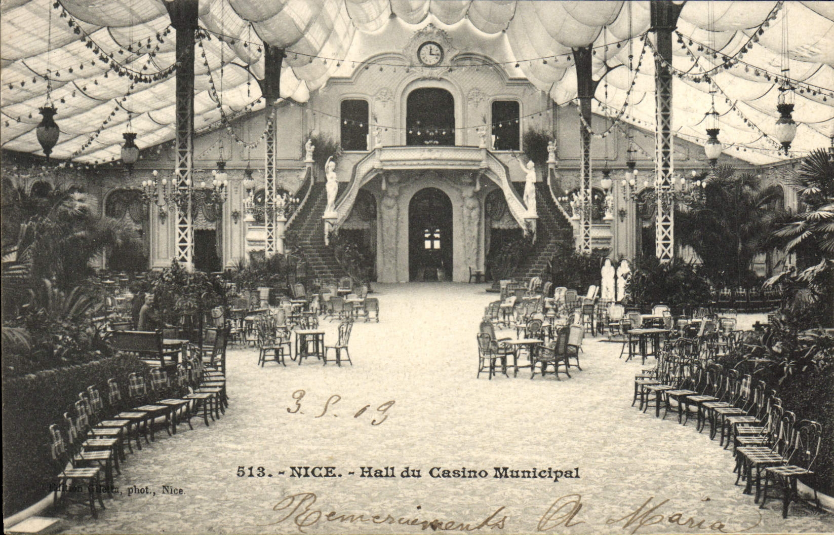 CPA Nice Hall du Casino Municipal