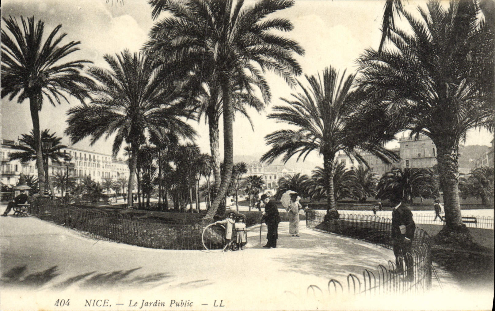 CPA Nice Le Jardin Public 