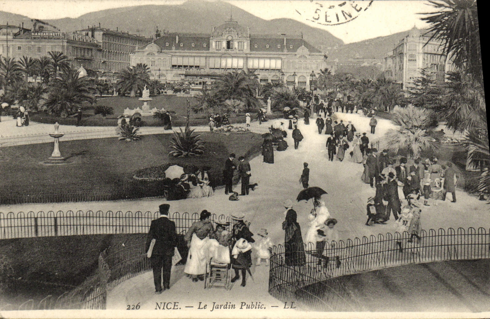 CPA Nice Le Jardin Public 