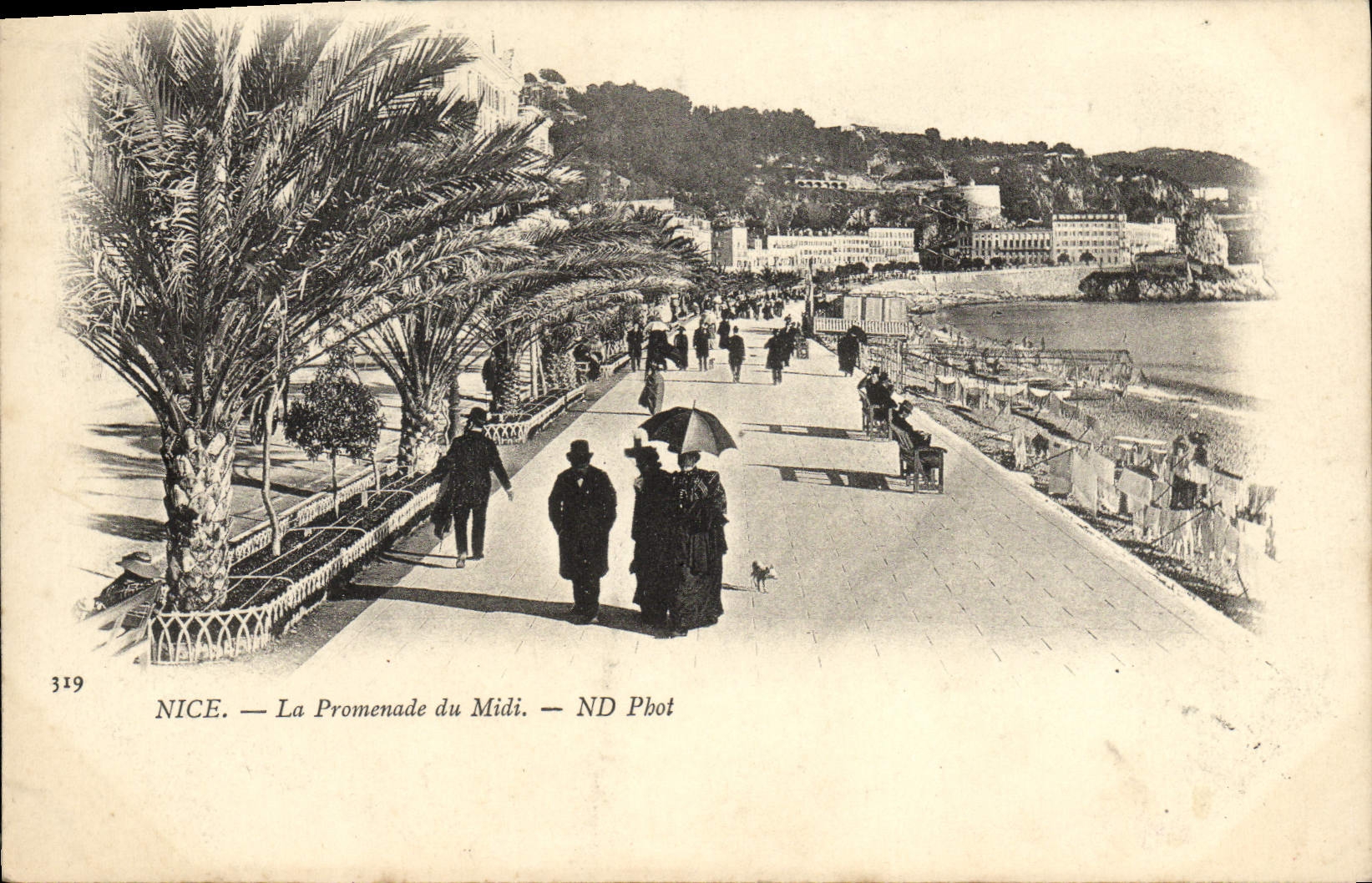 CPA Nice La Promenade du Midi 