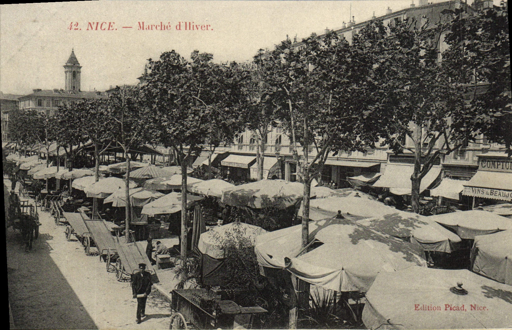 VINTAGE POSTCARD Nice Goes from Winter