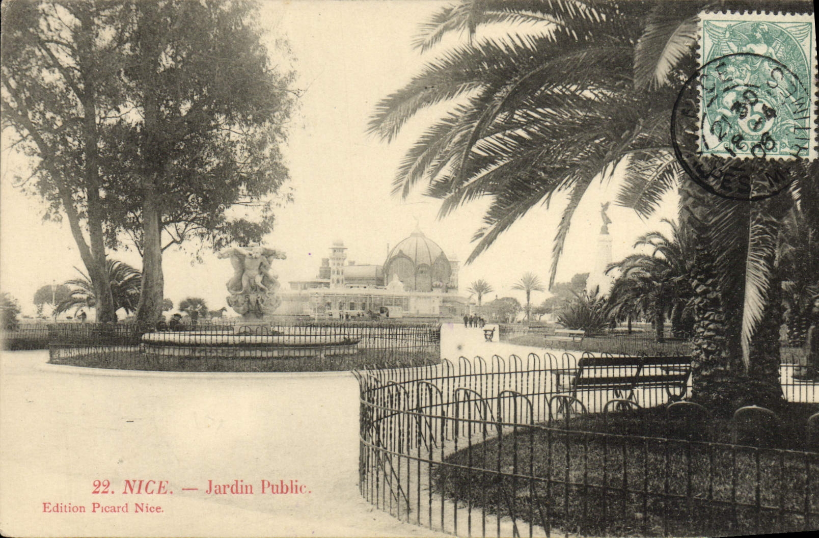 CPA Nice Jardin Public