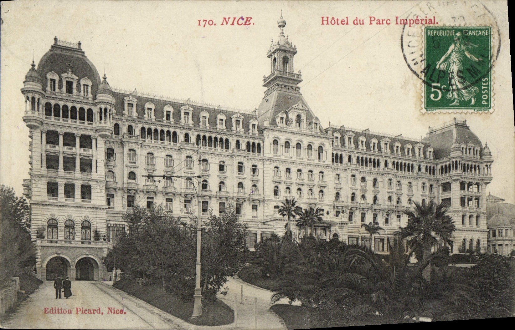 CPA Nice Hotel du Parc Imperial 