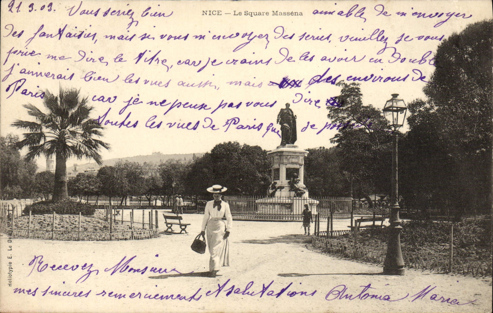 CPA Nice Le Square Massena 