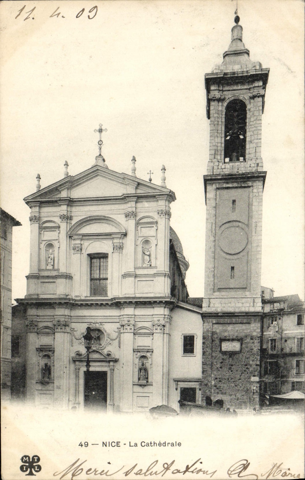 CPA Nice La Cathedrale 