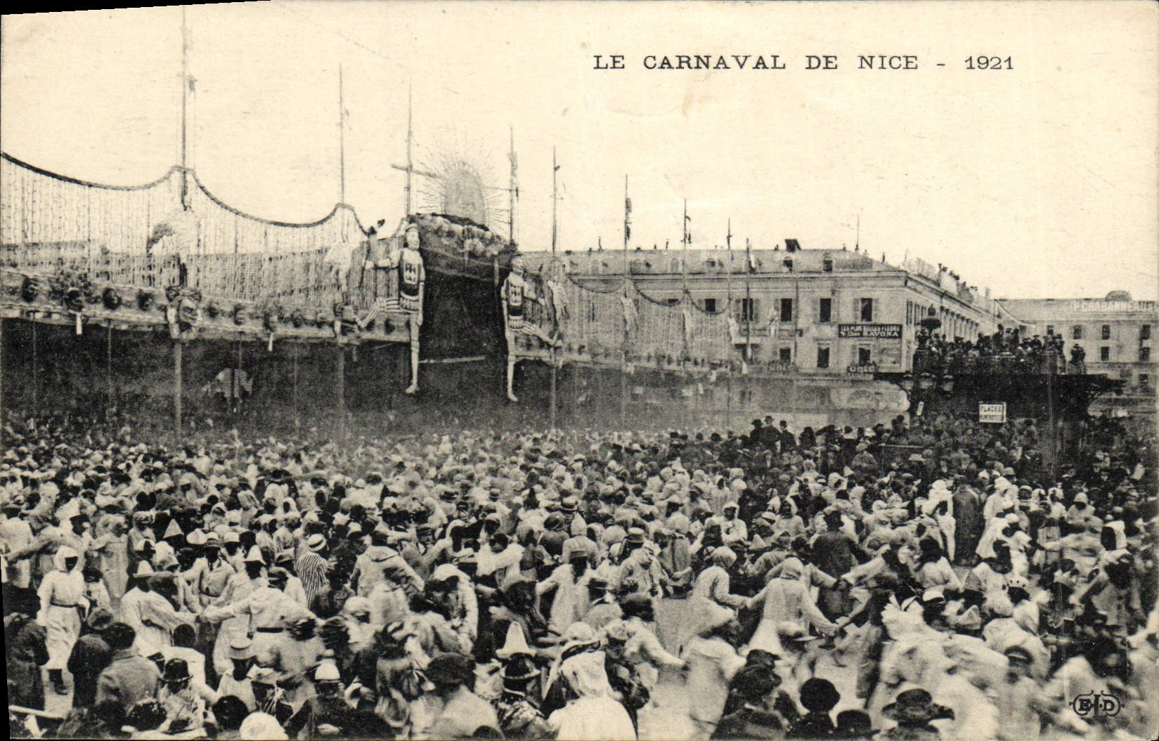 CPA Le Carnaval de Nice 1921