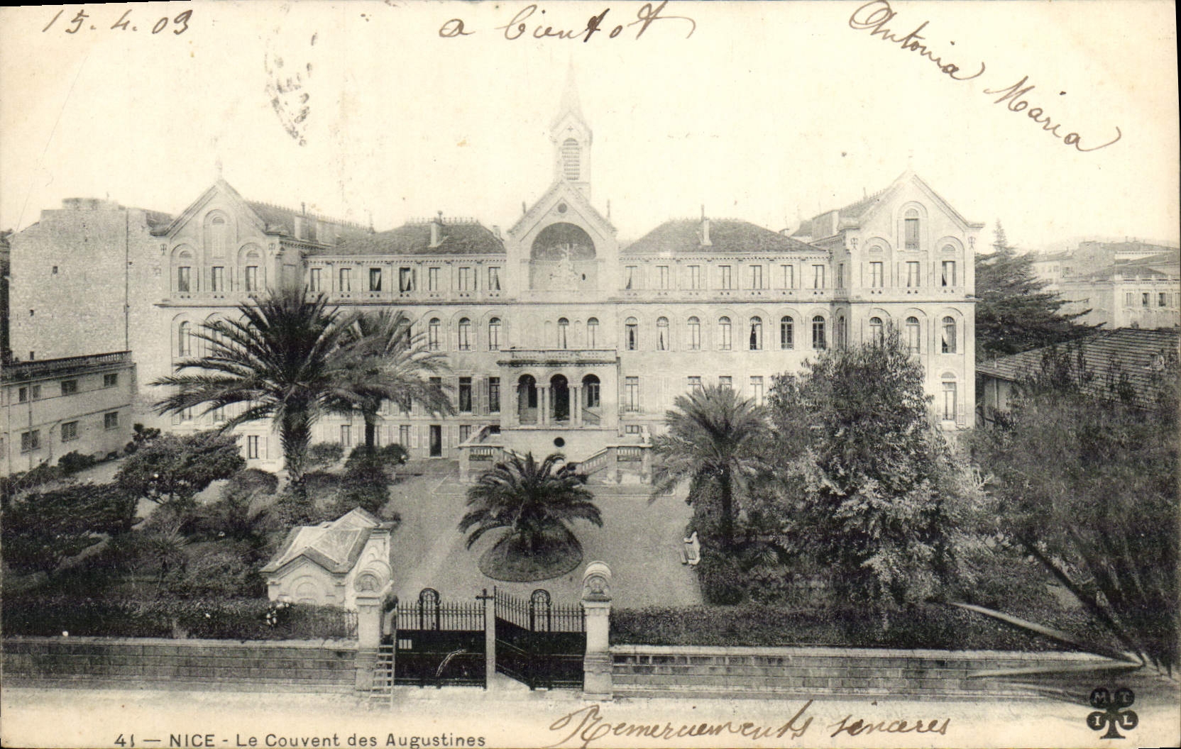 CPA Nice Le Couvent des Augustines 