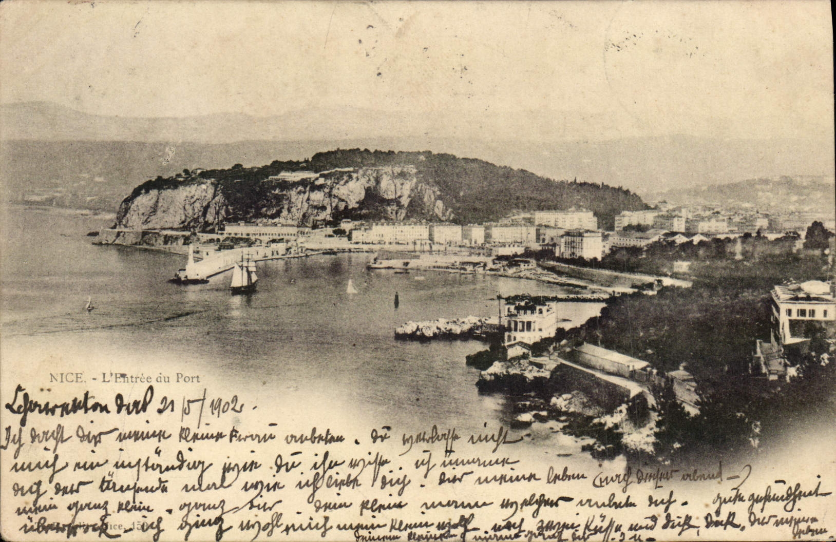 CPA Nice L'Entree du Port