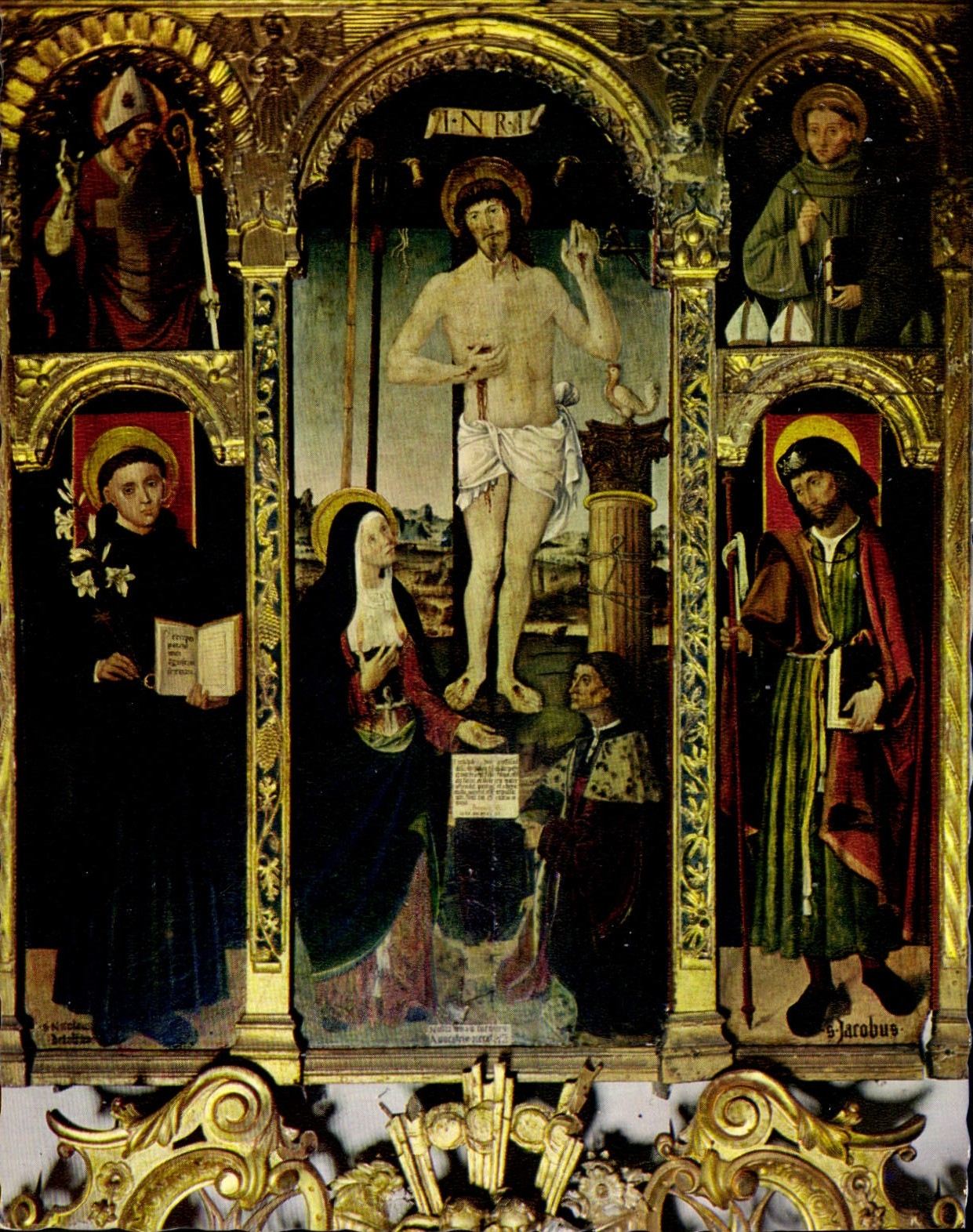 CPM Puget Theniers Notre Dame de l'Assomption La Vierge du Secours