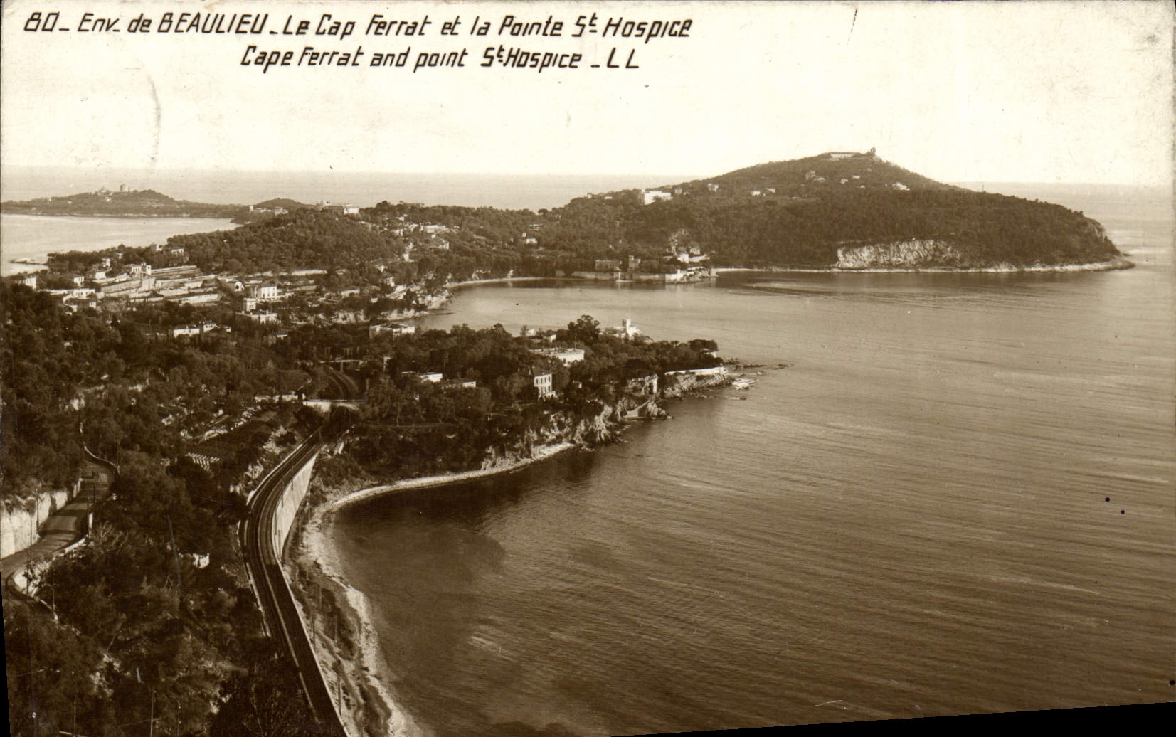 CPA Environs de Beaulieu Le Cap Ferrat et la pointe St Hospice