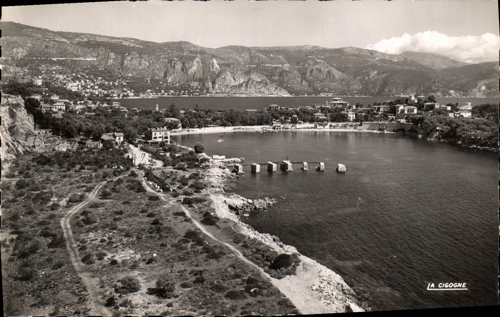POSTAL MODERNA manija santa de Ferrat del cabo de Jean de los hoyos y de la vista en Eze y Beaulieu