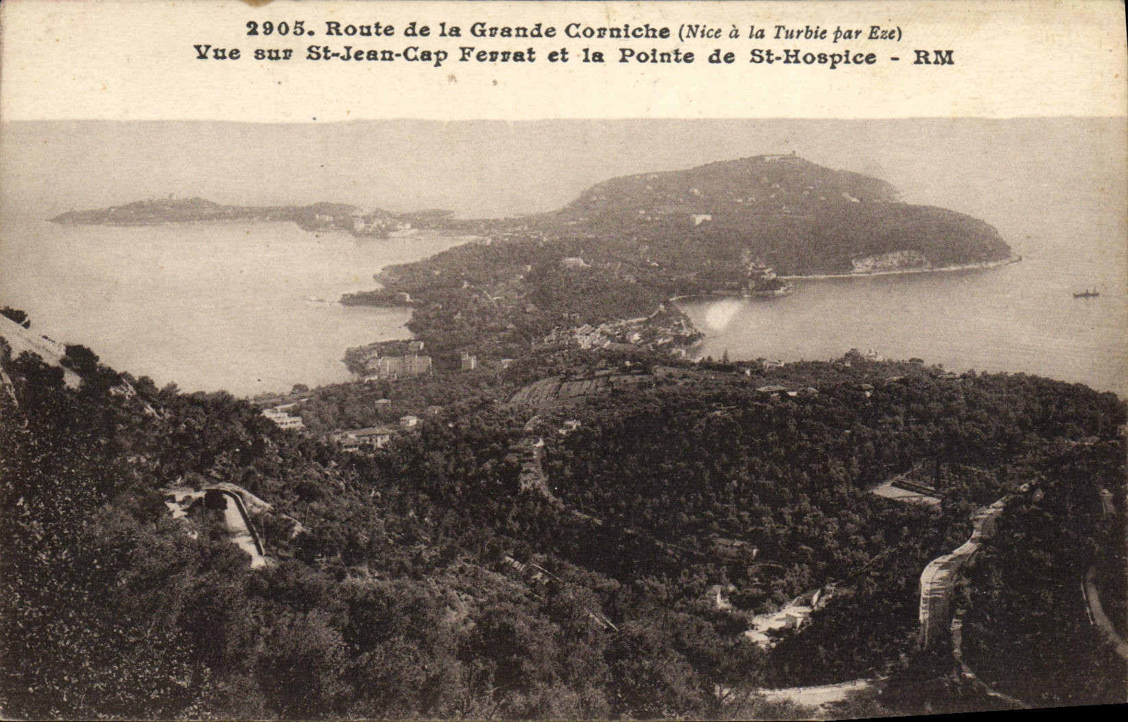 CPA St Jean Cap Ferrat et la Pointe de St Hospice
