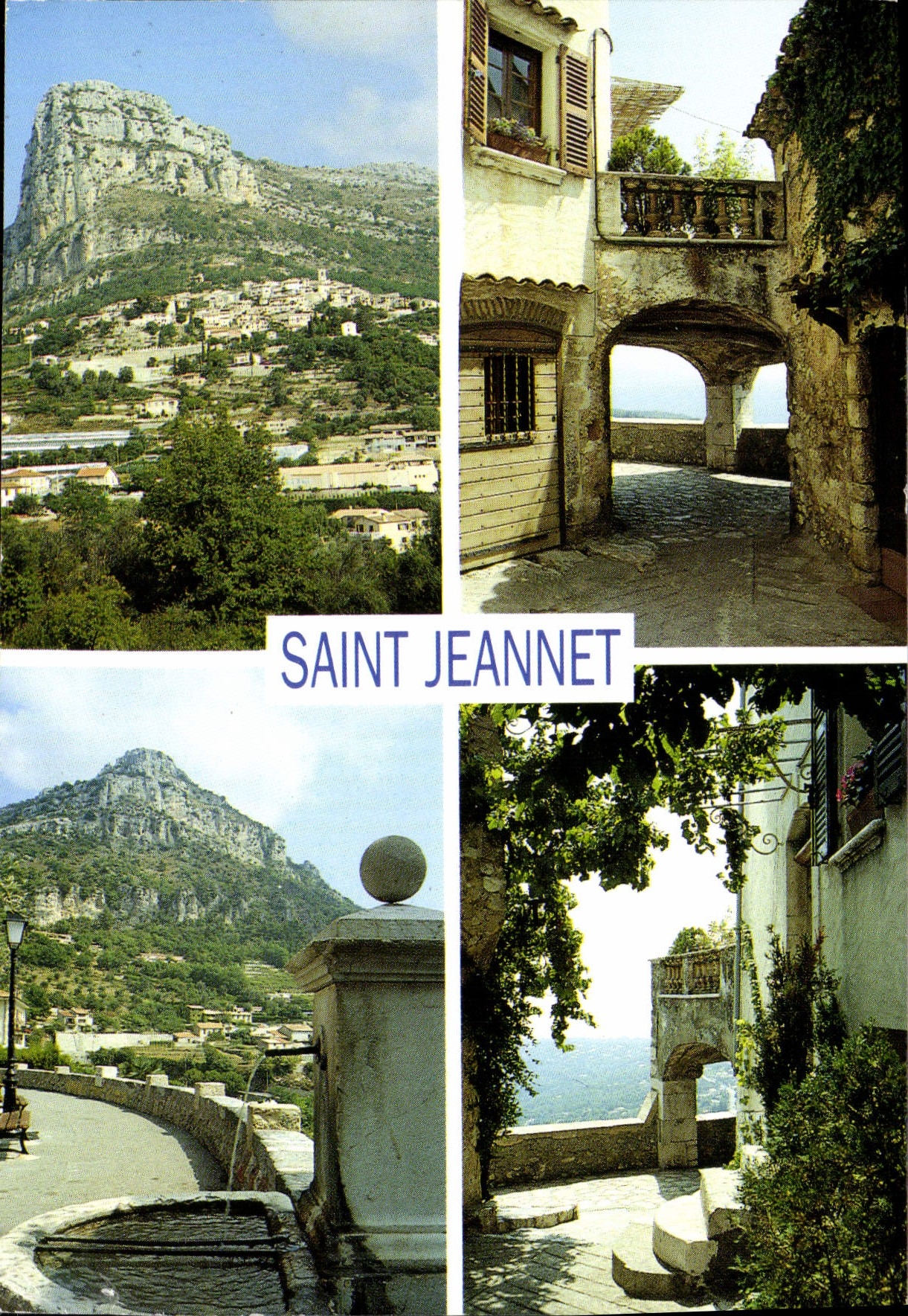 POSTAL MODERNA opinión santa Baou del panorama de Jeannet del gaude