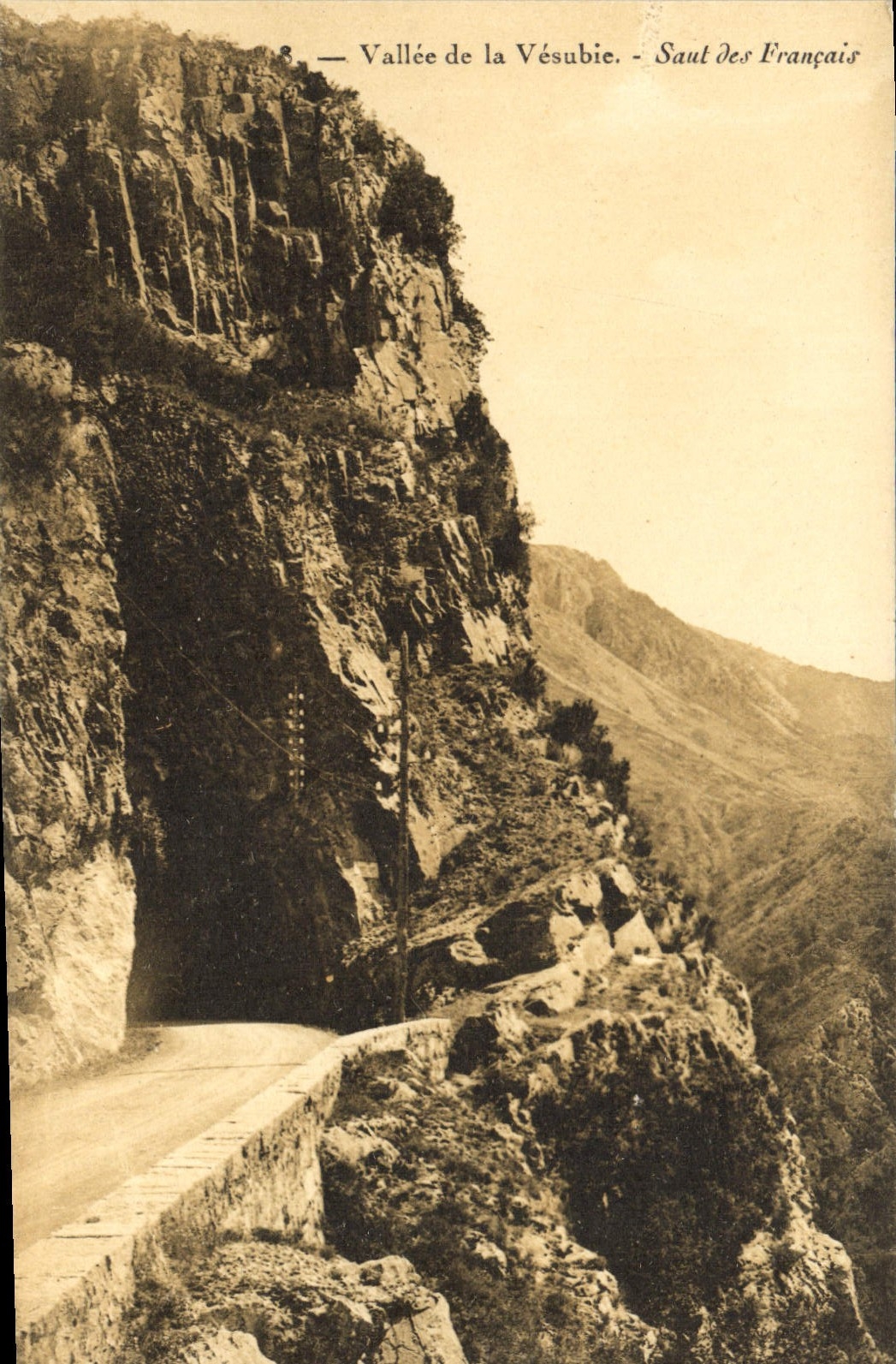 CPA Vallee de la Vesubie Saut des Francais