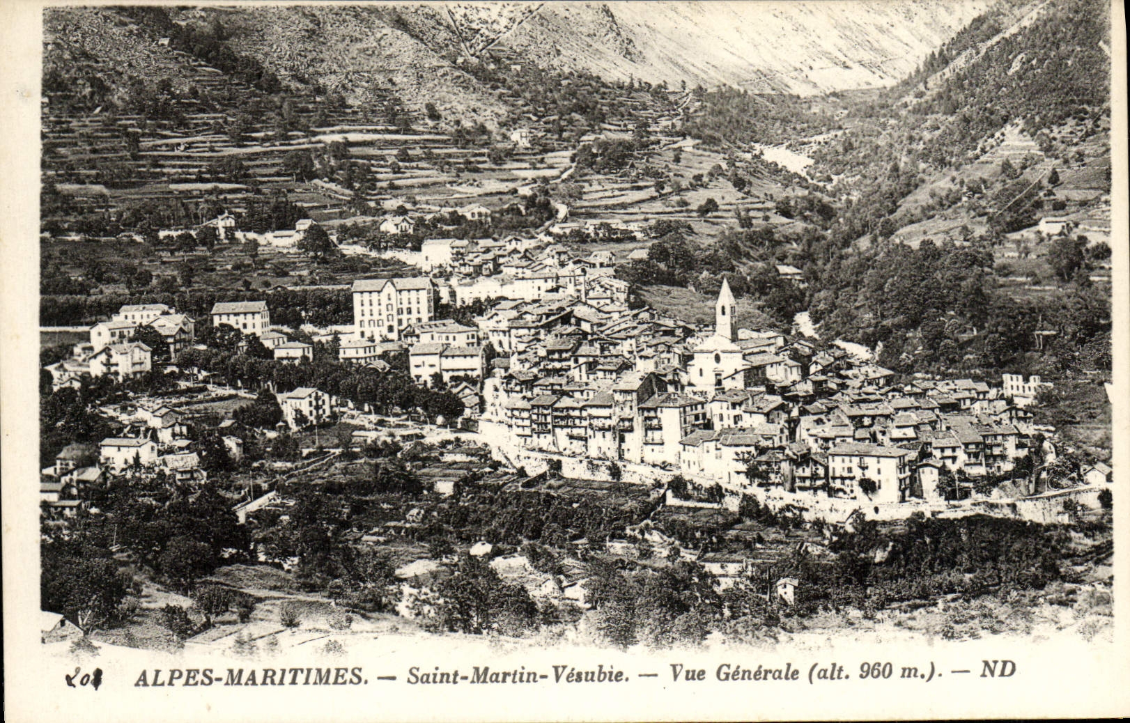 CPA Saint Martin Vesubie Vue Generale