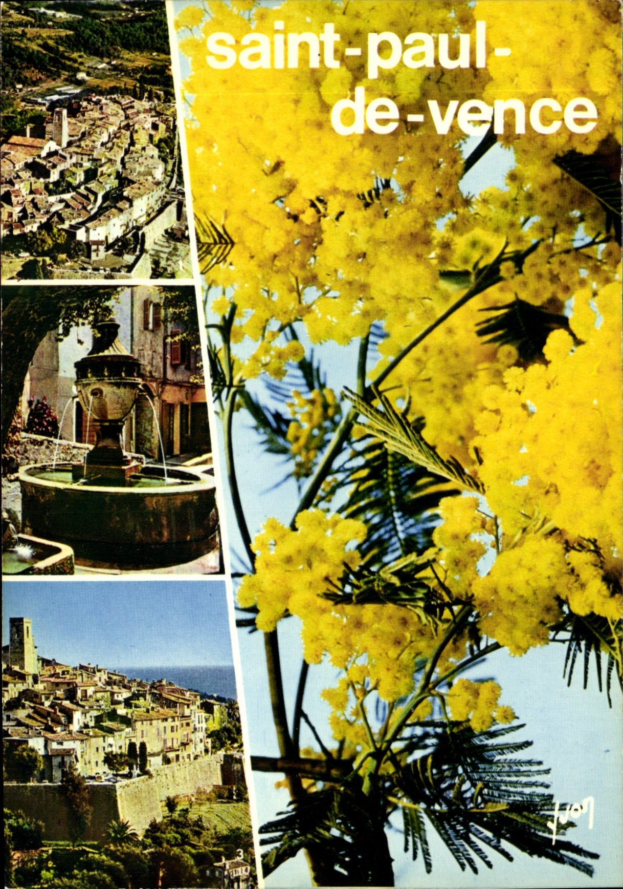 MODERN CARD Saint Paul Dimensions Azure French Riviera