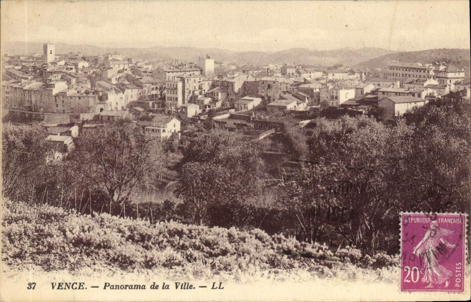 CPA Saint Panorama De La Ville