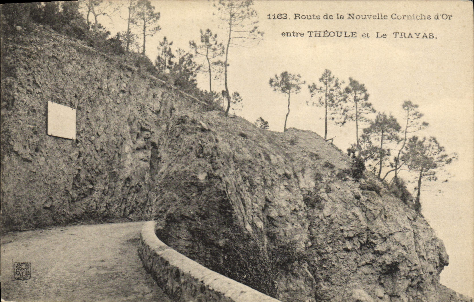 CPA Theoule et le Trayas Route de la nouvelle corniche d'or
