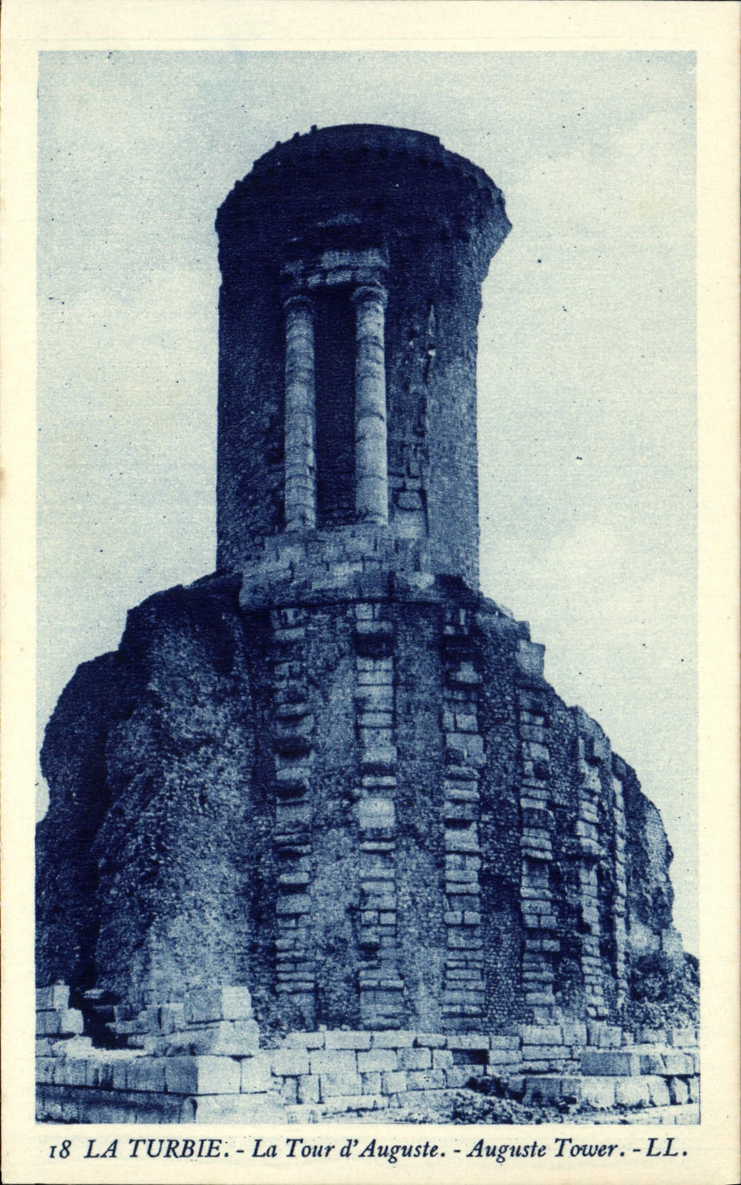 CPA La Turbie La tour d'Auguste