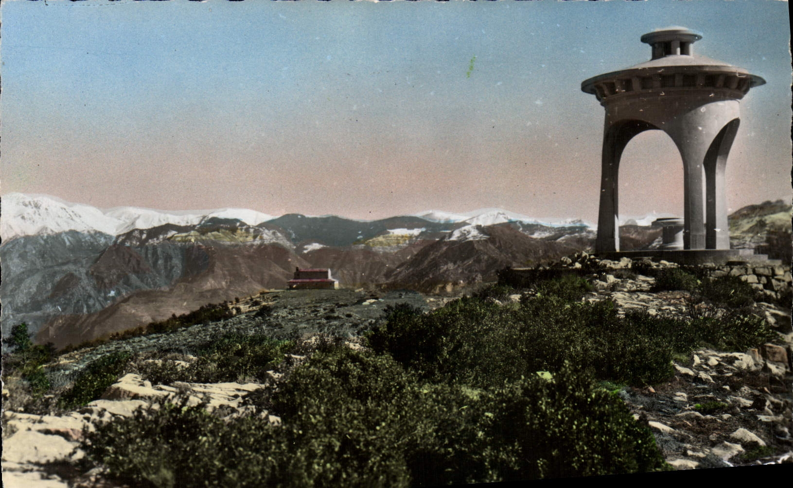 CPM Le massif de l'Authion et le foret de Turini vus depuis le plateau de la Madone d'Utelle