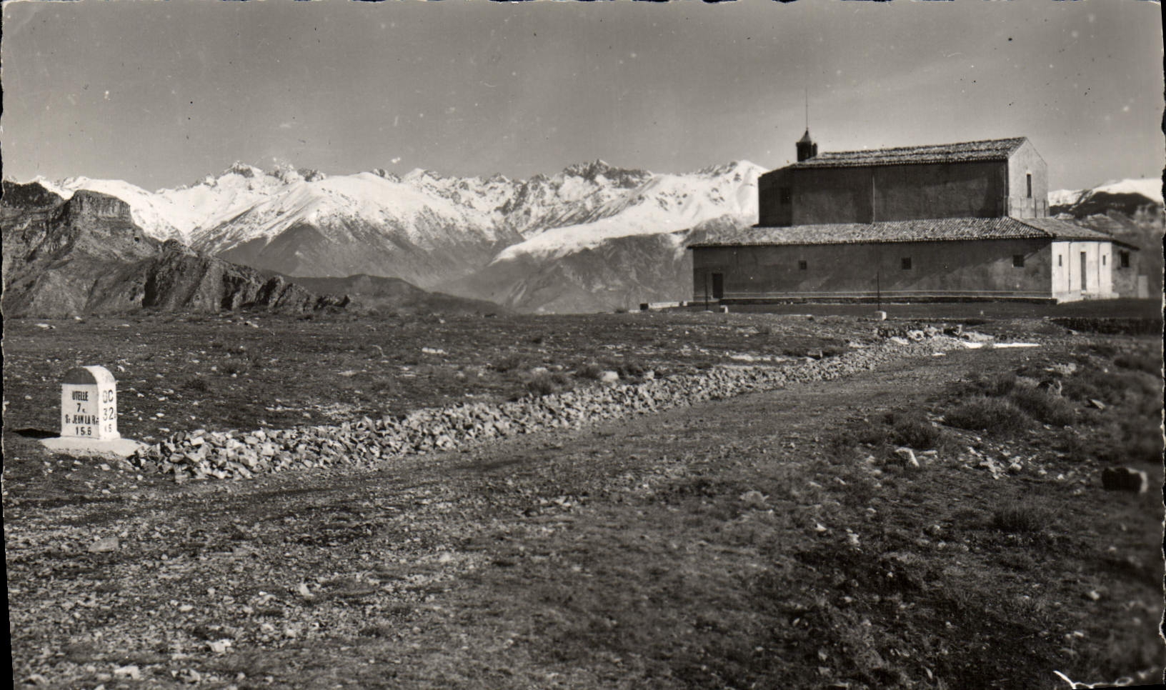 POSTAL MODERNA Utelle Chapelle del ND de los milagros congeló el Cime grande de Capelet del diabke