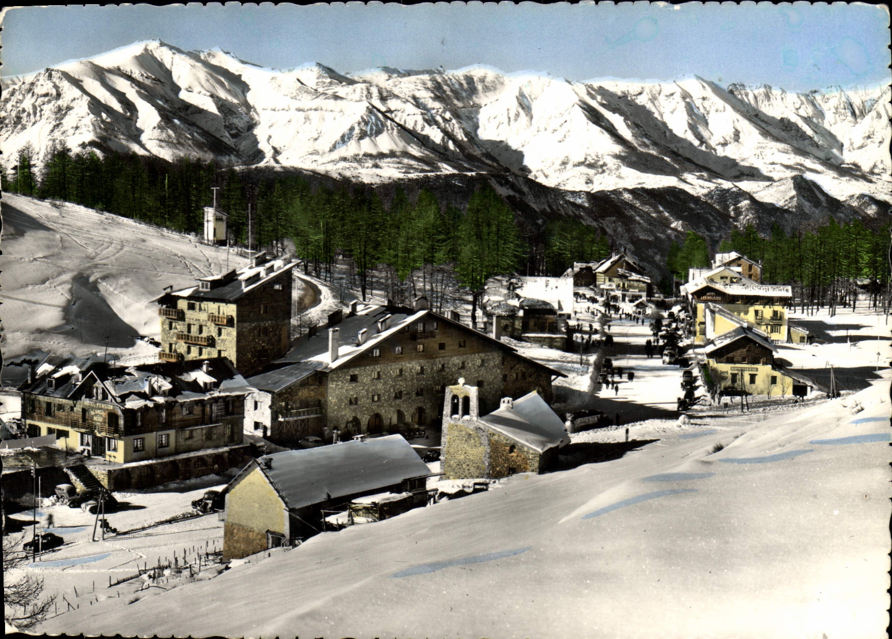 CPM Valberg Vue Generale et la Chaine Du St Honorat