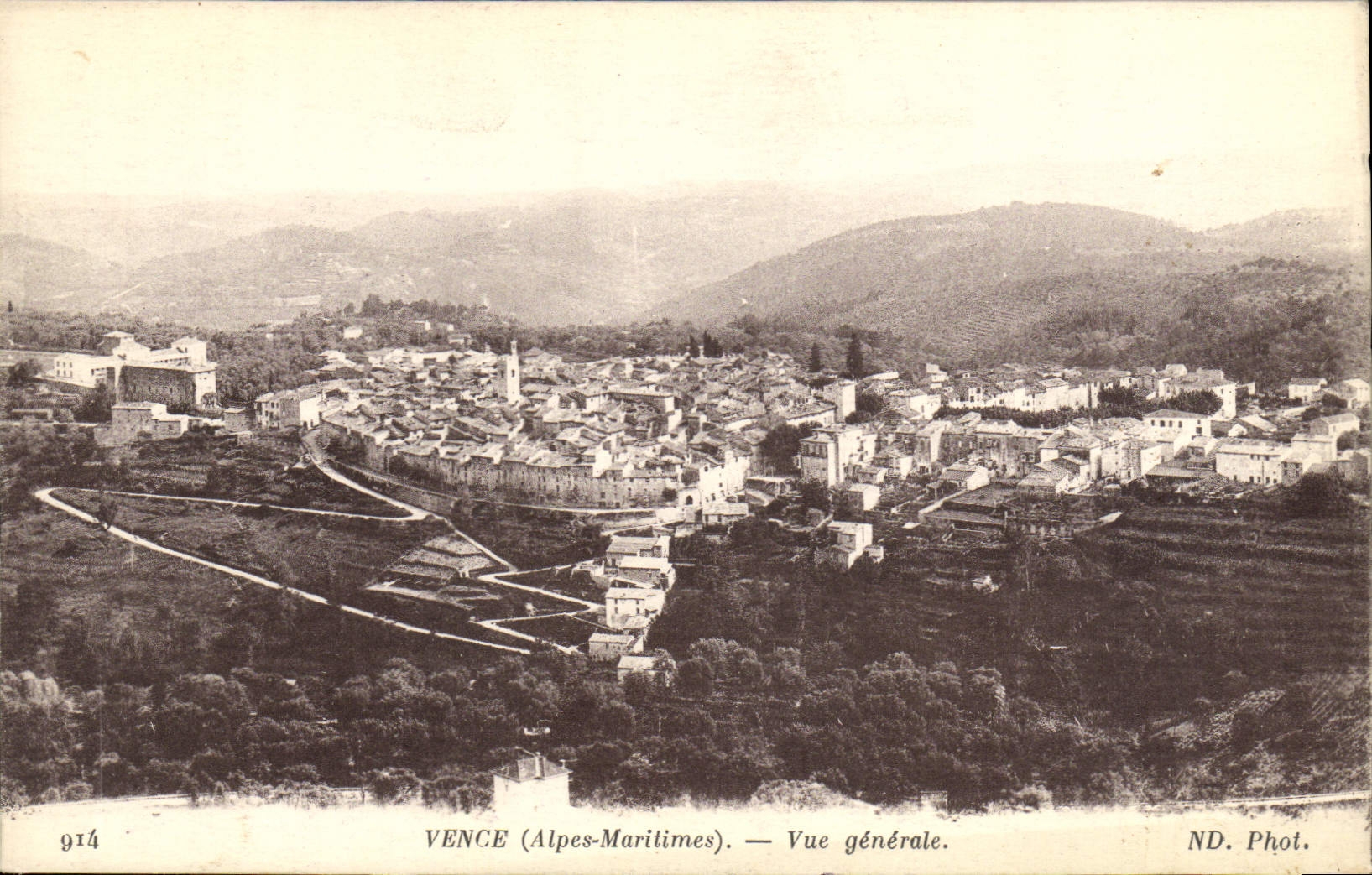 CPA Vence Vue Generale