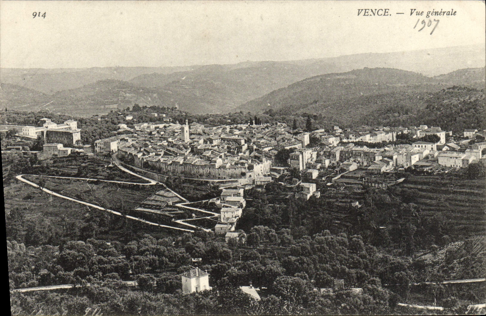 CPA Vence Vue Generale