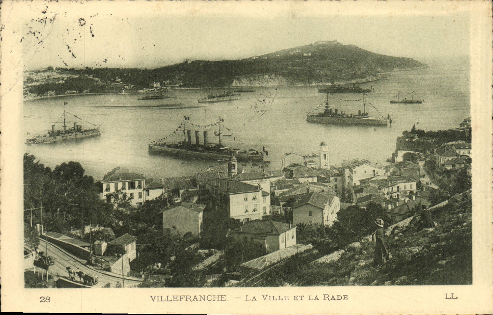 CPA Villefranche La Ville et La Rade Bateaux