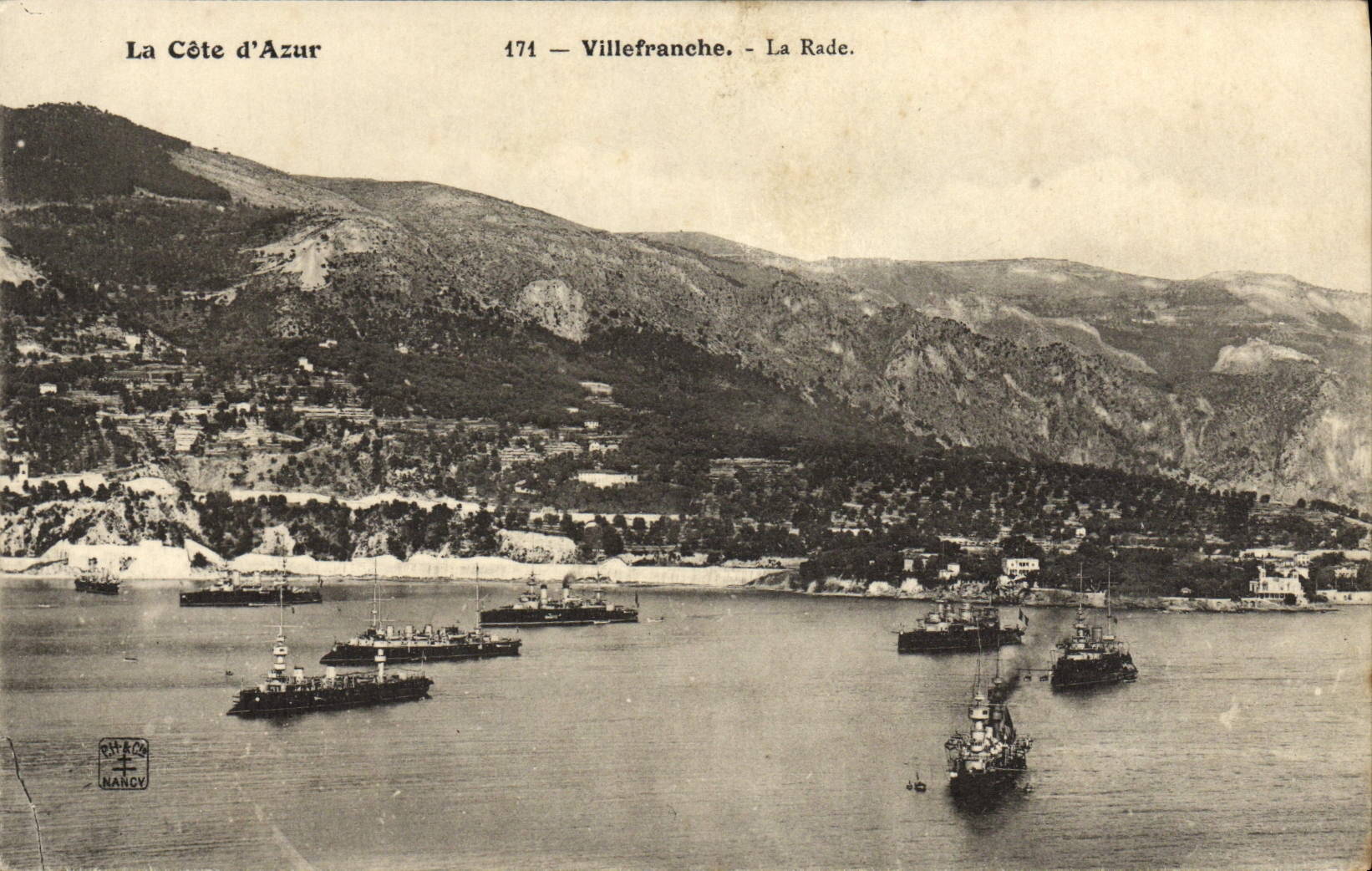 CPA Villefranche La Rade Bateaux