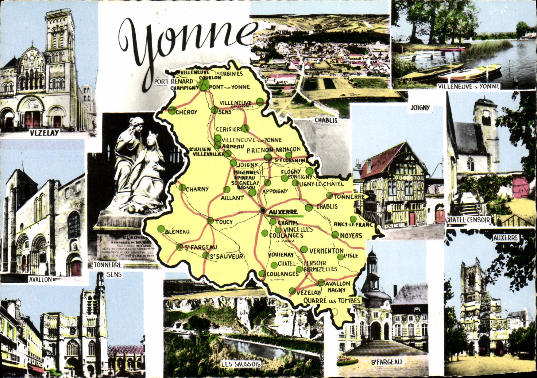 MODERN CARD Yonne Auxerre