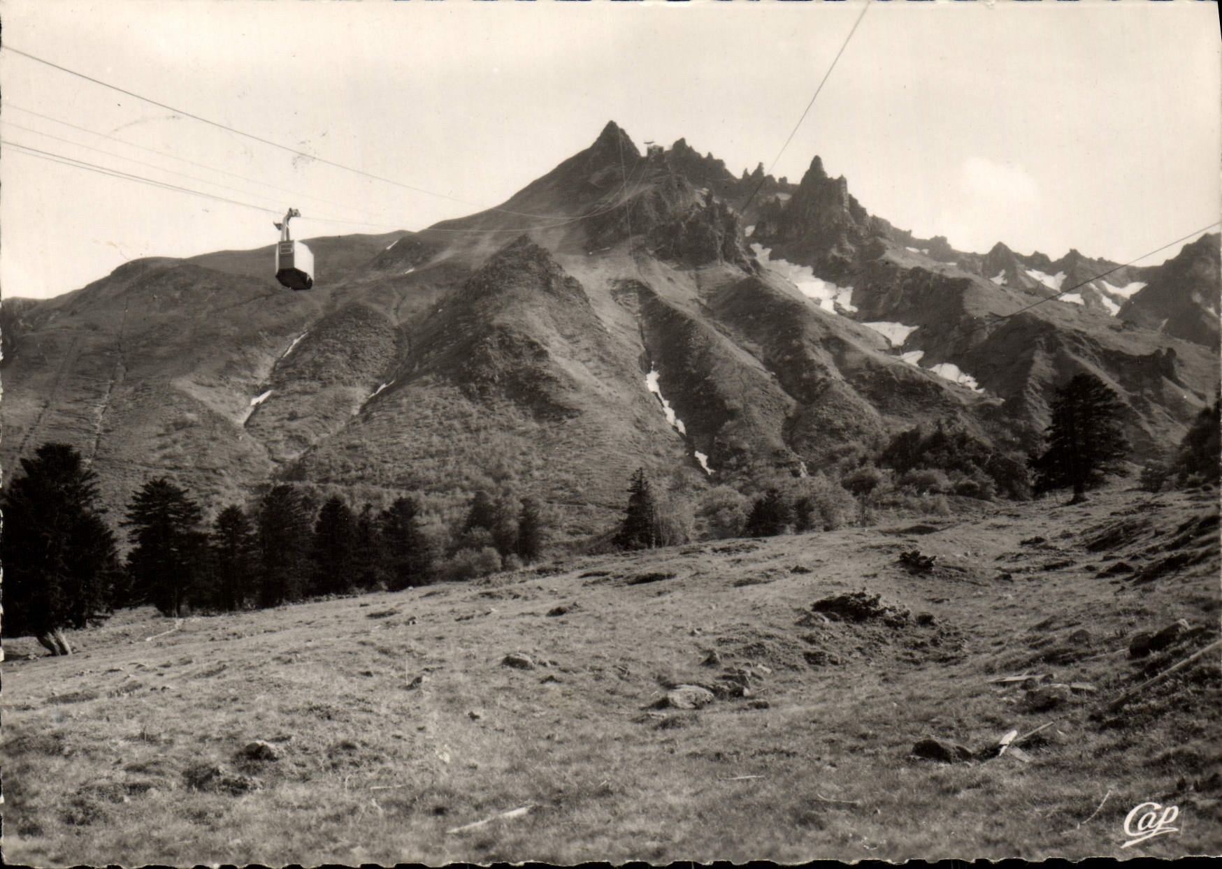MODERN CARD the Mount Gilds Sancy Sancy and the Teleferic