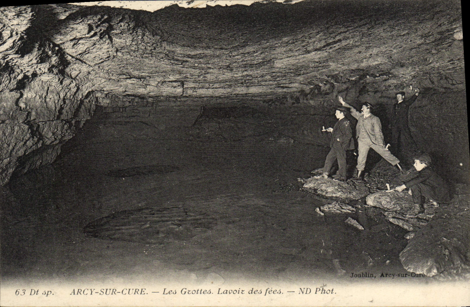 VINTAGE POSTCARD Arcy On Cure the Caves Laundrette Of the Fairies
