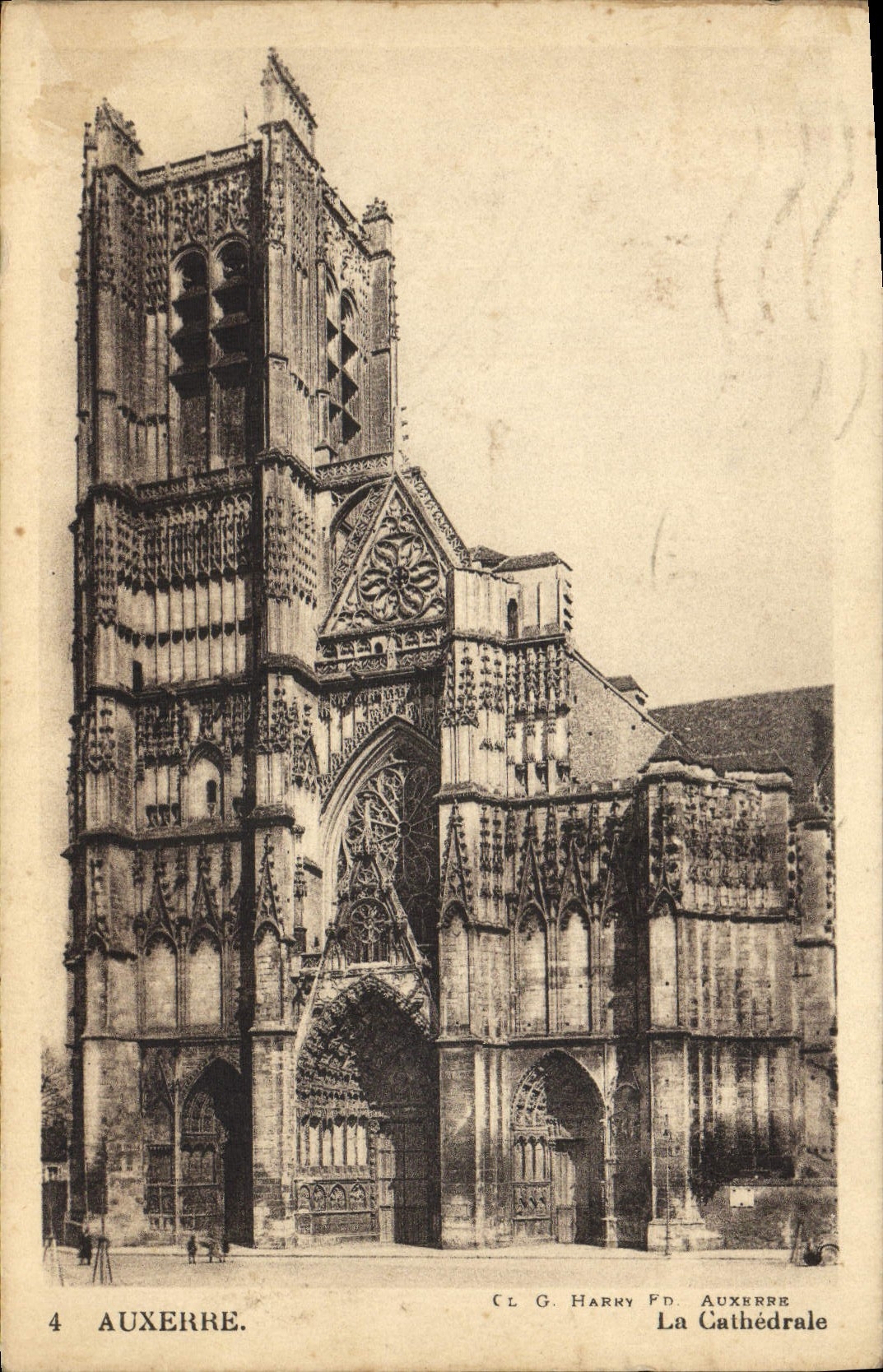 CPA Auxerre La Cathedrale