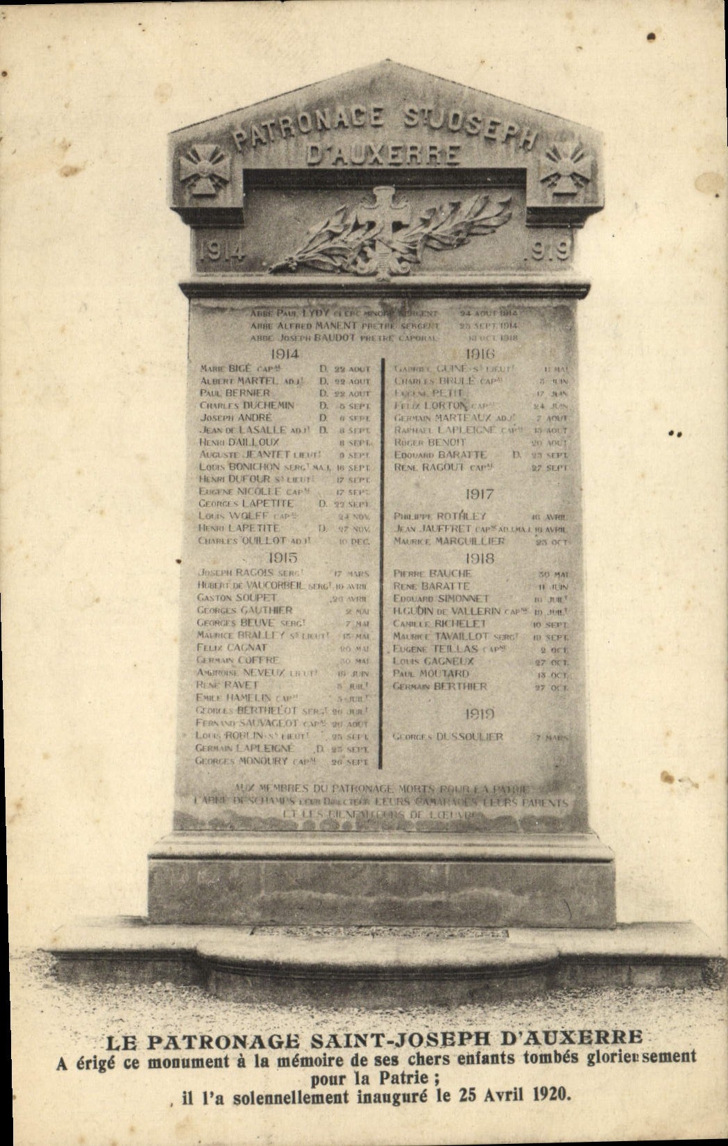 CPA Auxerre La Patronage Saint Joseph