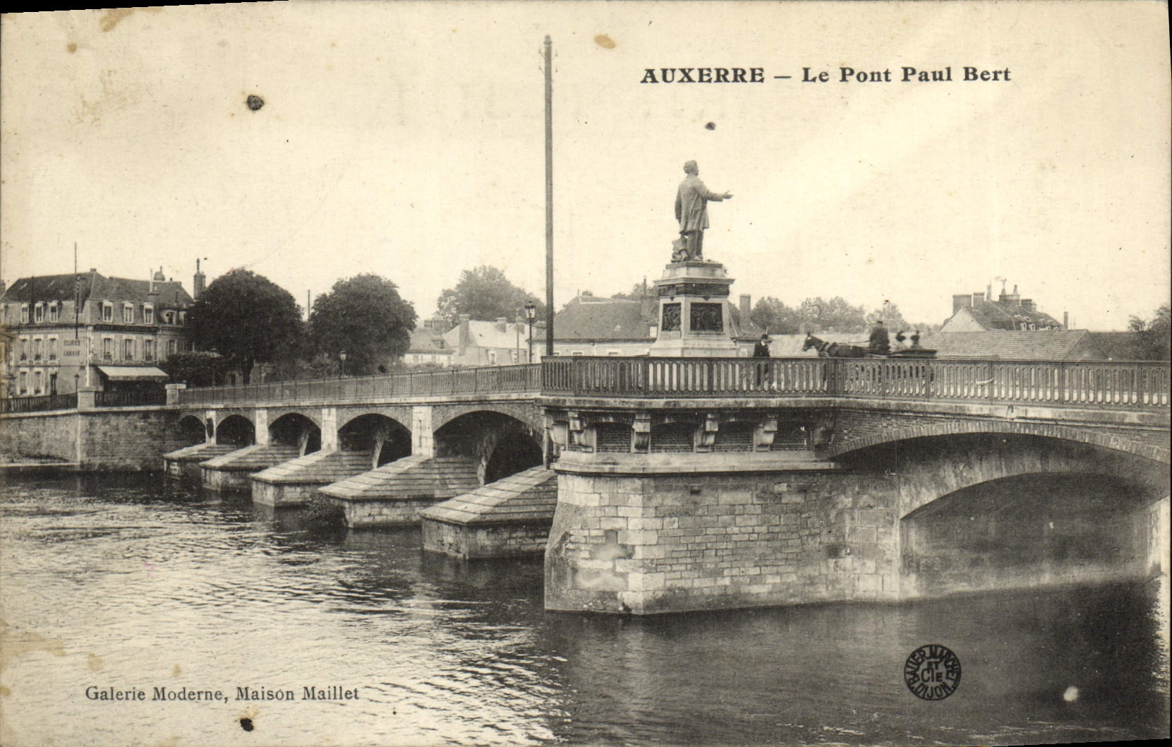 CPA Auxerre Le Pont Paul Bert
