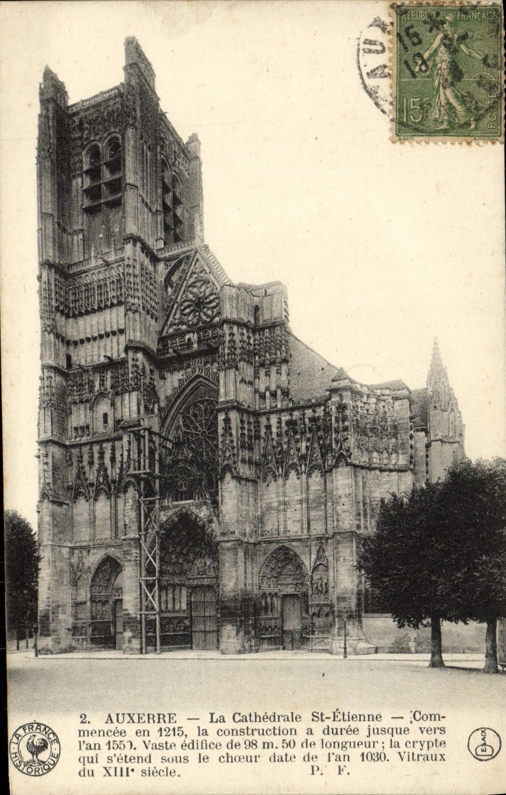 CPA Auxerre La Cathedrale St Etienne 