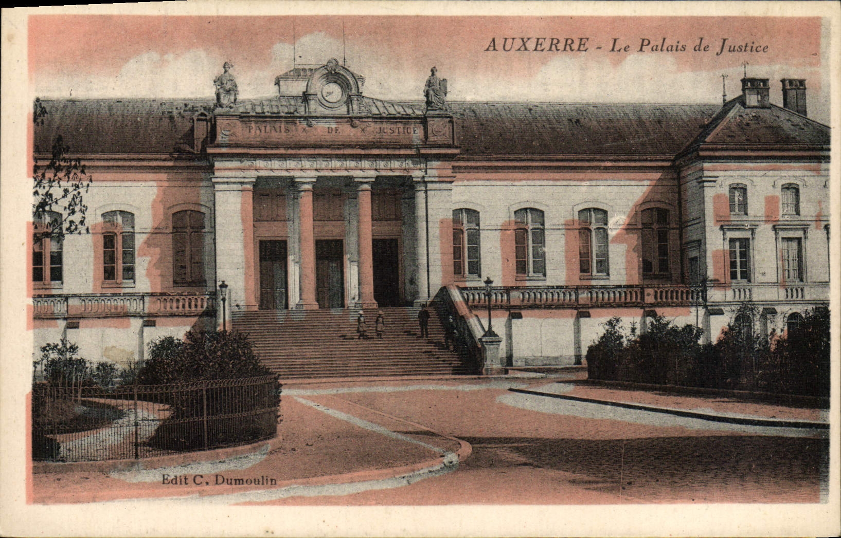 CPA Auxerre Le Palais De Justice