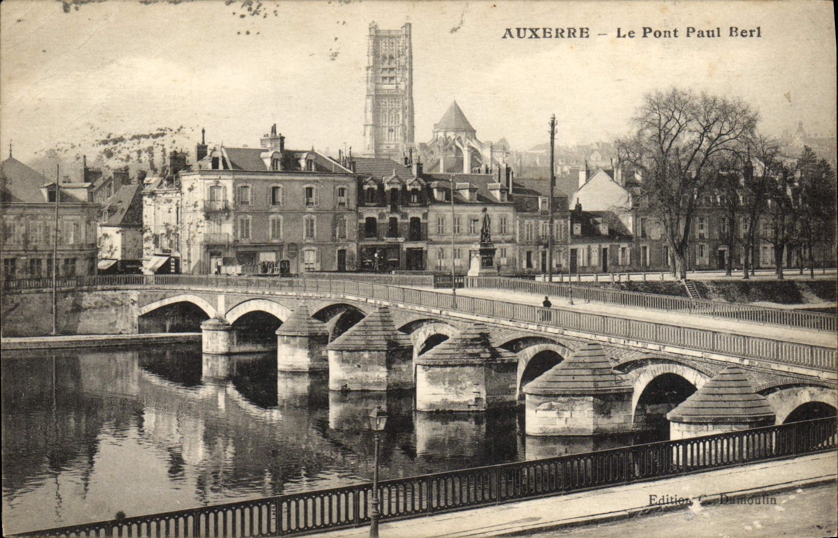 CPA Auxerre Le Pont Paul Bert